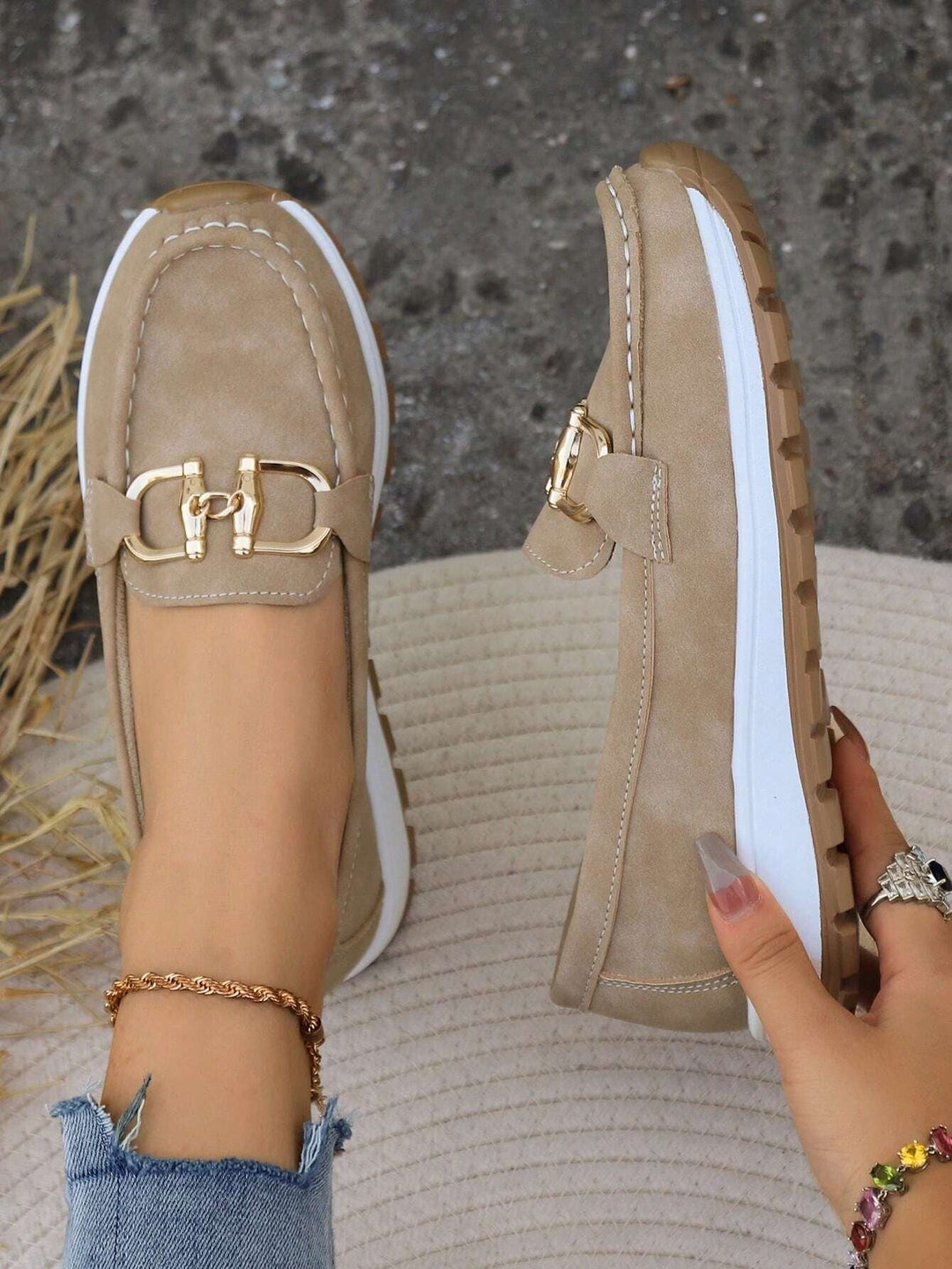 Amy | Modern & Comfortable Slip-On Flat Loafers 5