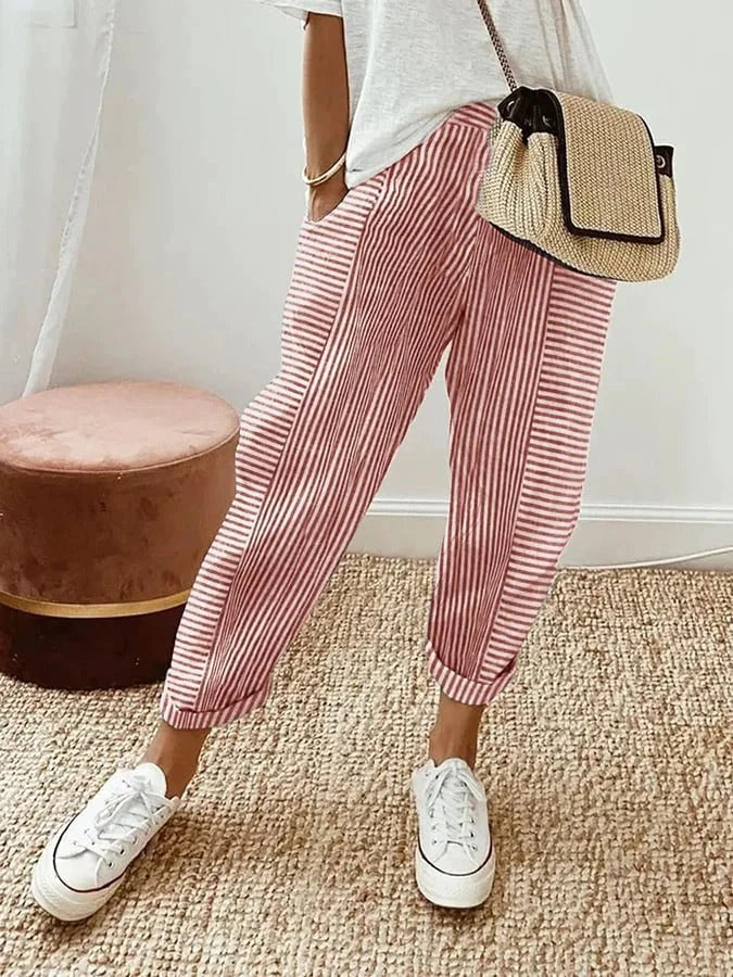 Amynelle | Effortless Lightweight Linen Pants Women 1