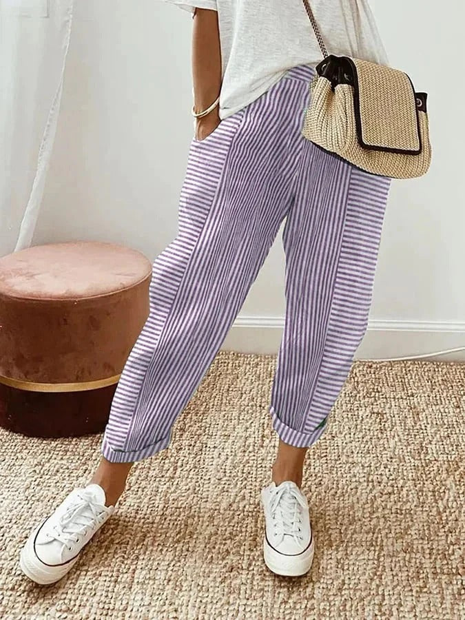 Amynelle | Effortless Lightweight Linen Pants Women 2