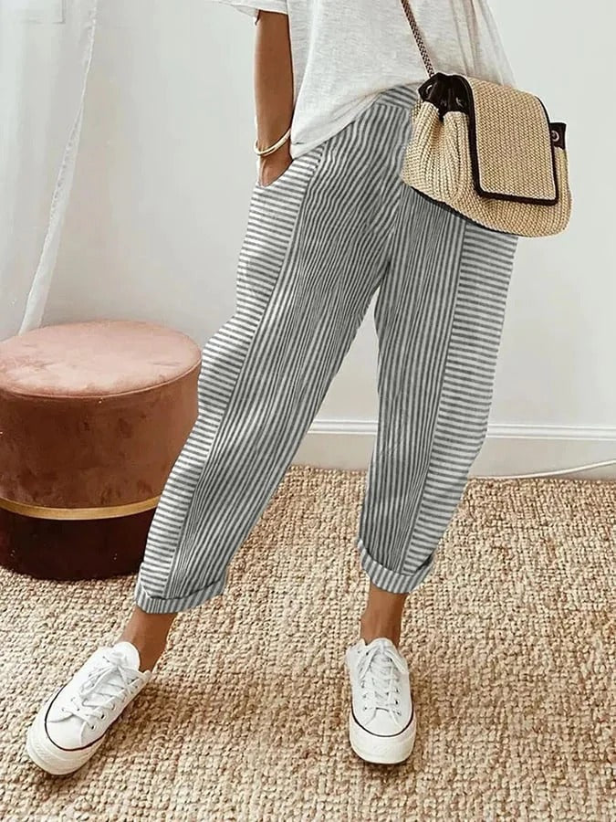 Amynelle | Effortless Lightweight Linen Pants Women 3