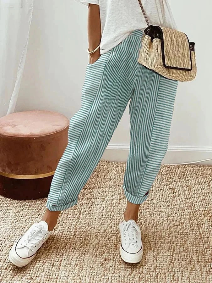 Amynelle | Effortless Lightweight Linen Pants Women 5