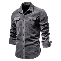 Luca | Men’s Slim Fit Corduroy Shirt