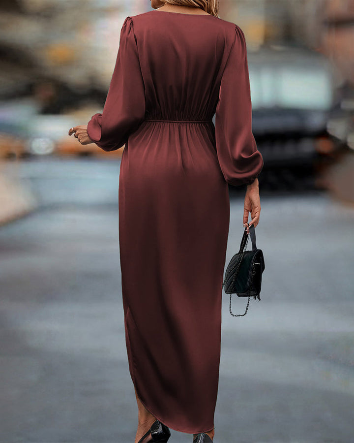 Angel | Elegant & Comfortable Women’s Formal Wrap Midi Dress 1