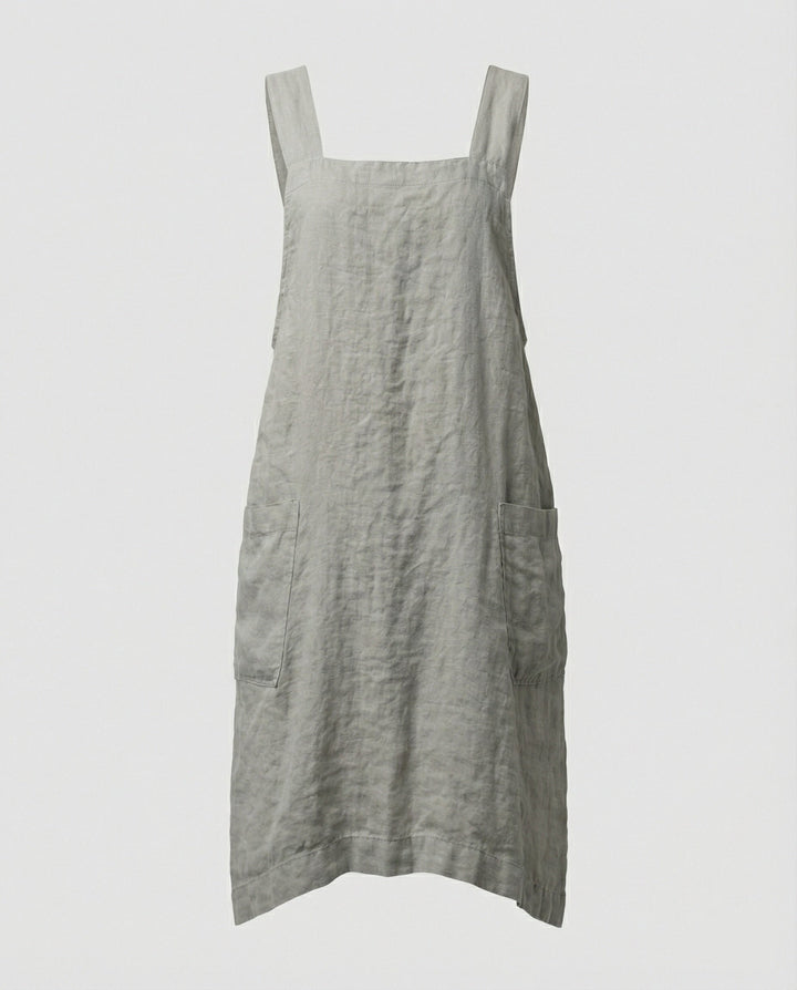 Archie | Breathable Cotton Criss-Cross Apron Dress 3