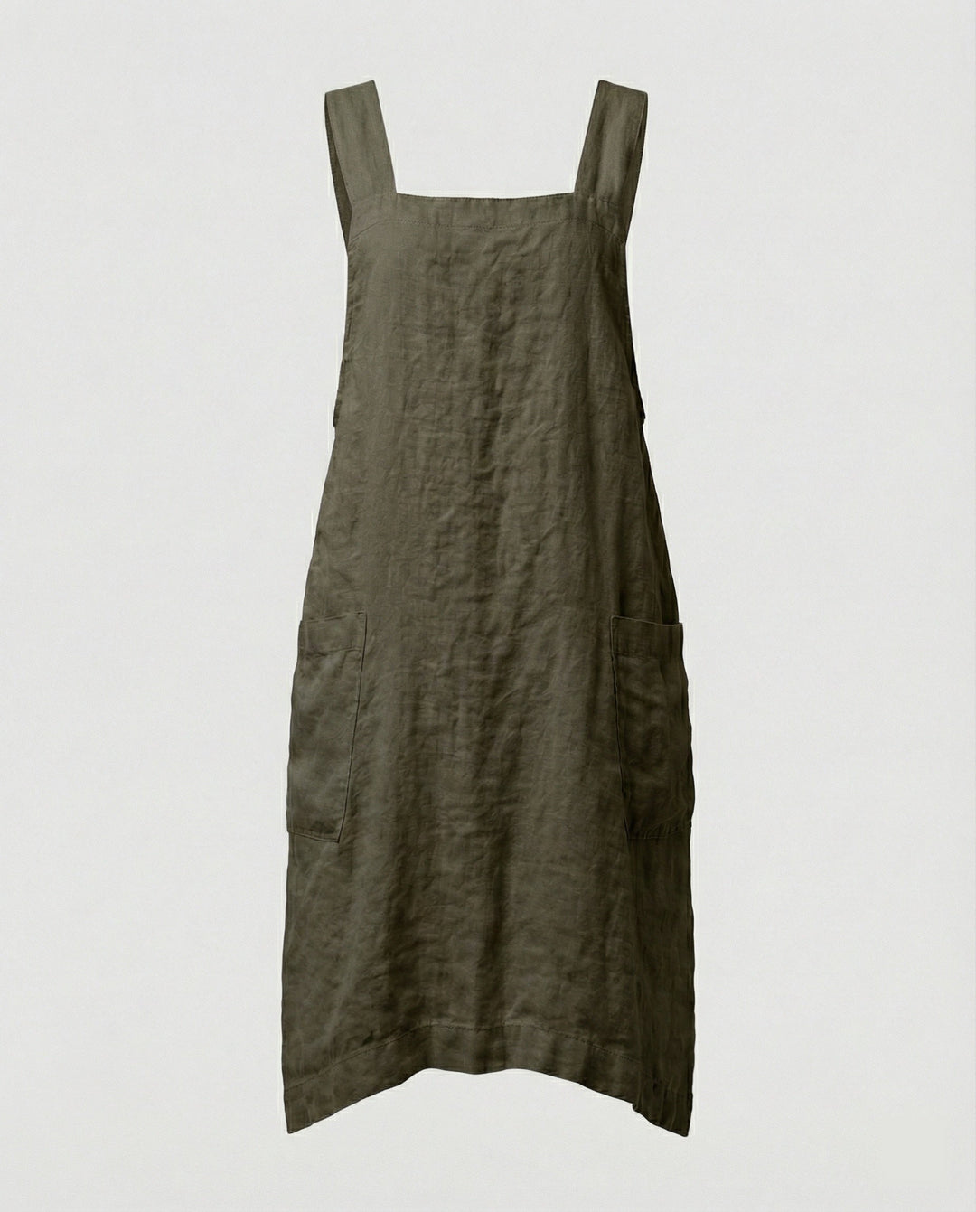 Archie | Breathable Cotton Criss-Cross Apron Dress 5