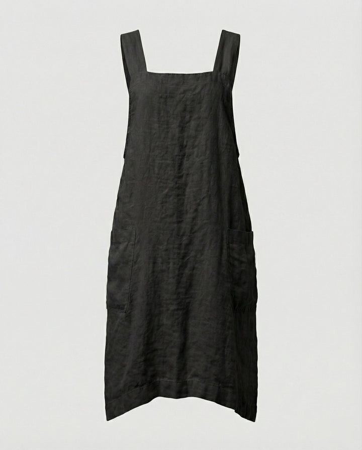 Archie | Breathable Cotton Criss-Cross Apron Dress 6