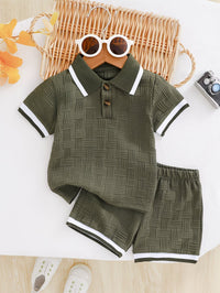 Kairo | Kinder Polo-Set mit Struktur