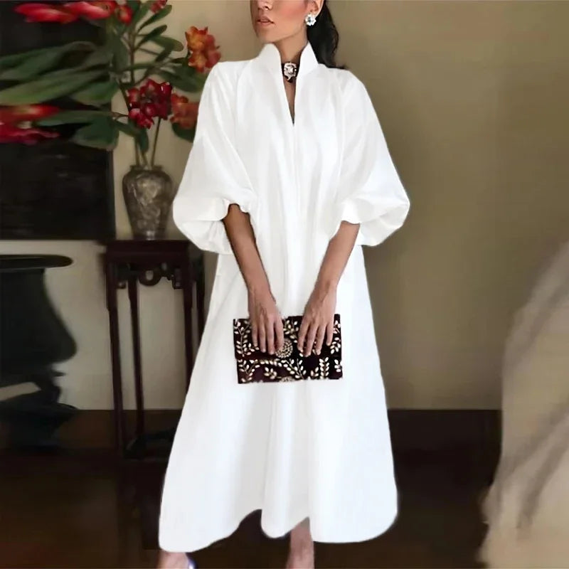 Aria | Comfortable & Stylish Women's High Neck Maxi Dress 0