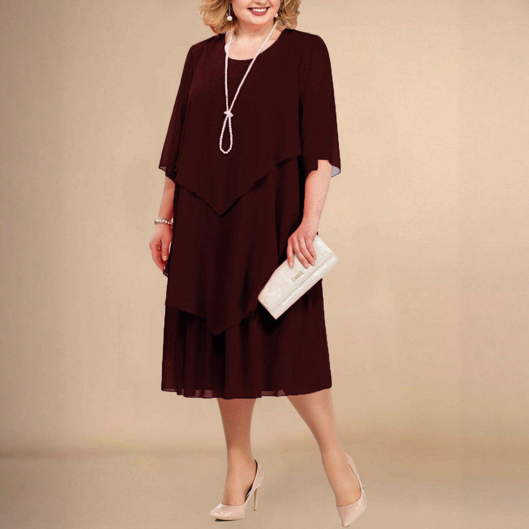 Aria | Elegant Lightweight Flowing Chiffon Dress 3