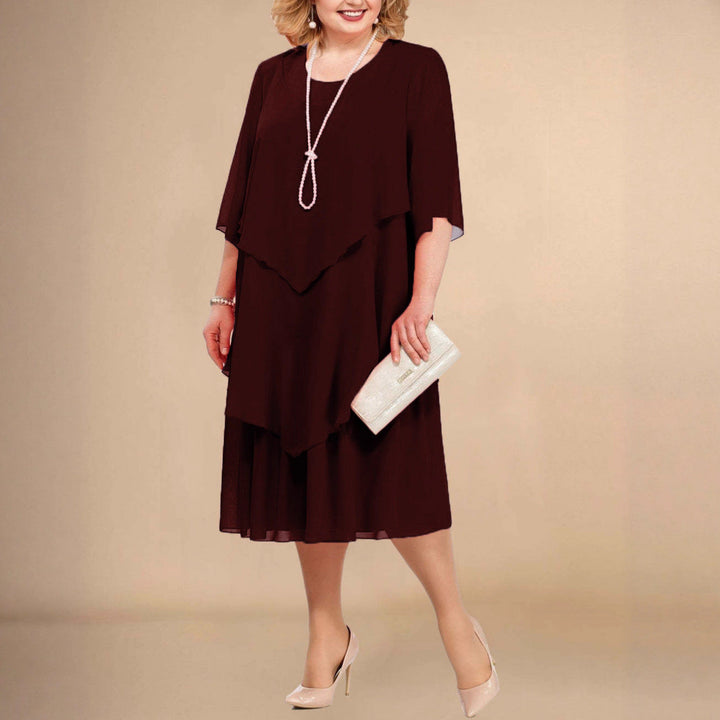 Aria | Elegant Lightweight Flowing Chiffon Dress 3
