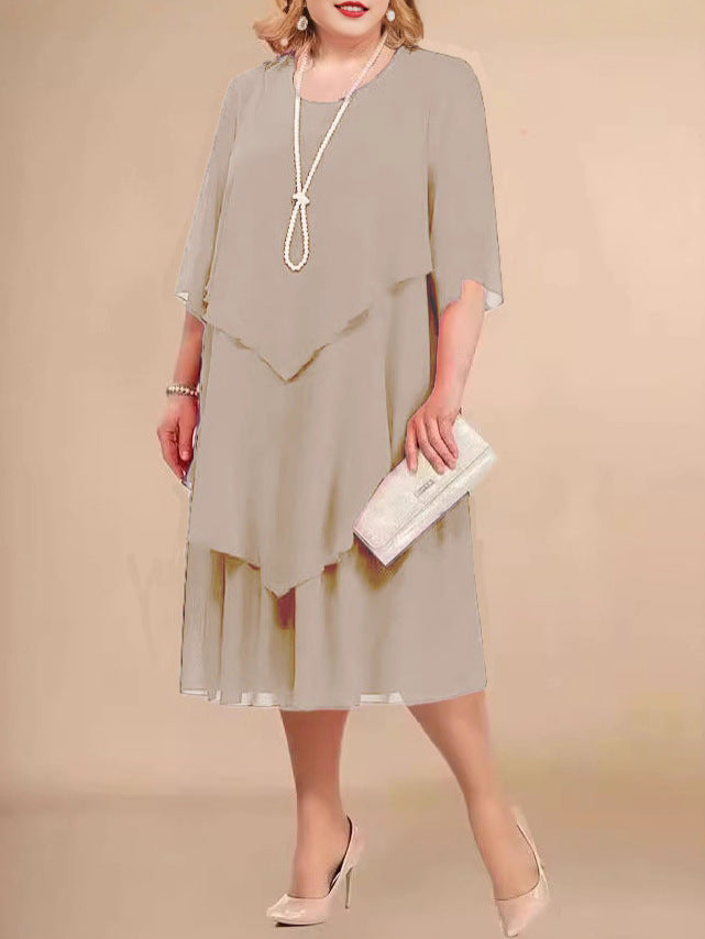 Aria | Elegant Lightweight Flowing Chiffon Dress 4