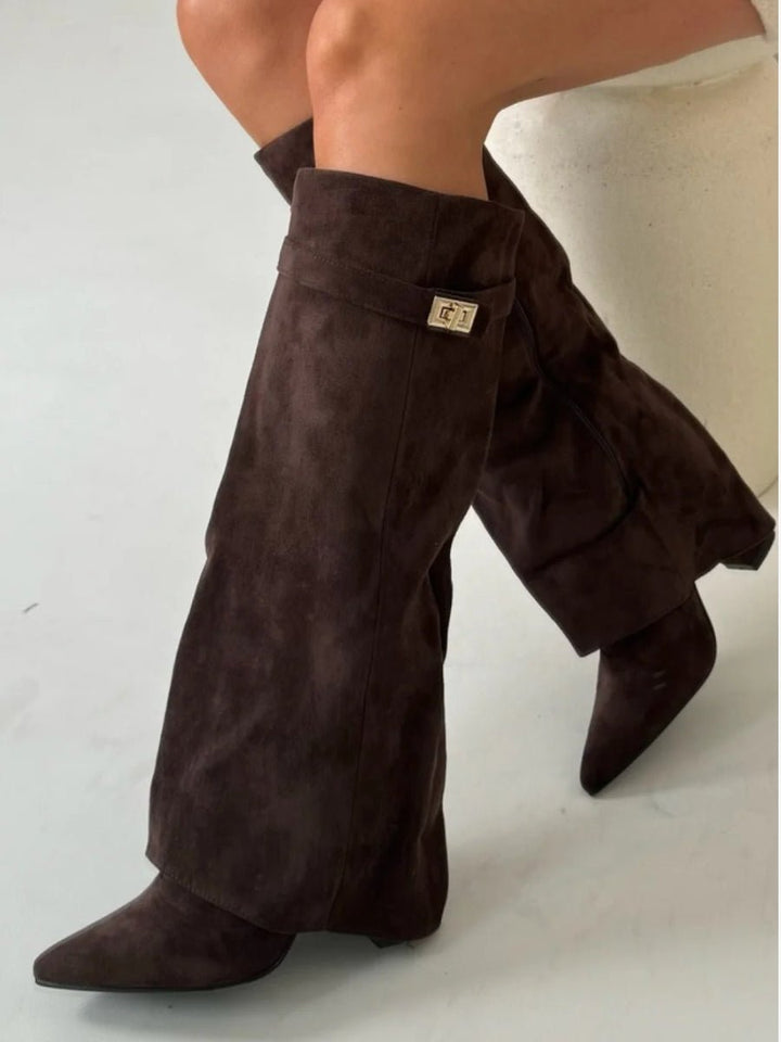 Aria | Luxury & Stylish Suede Knee-High Boots 10