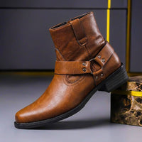 Nolan | Stivali Heritage da uomo in pelle vintage autentica