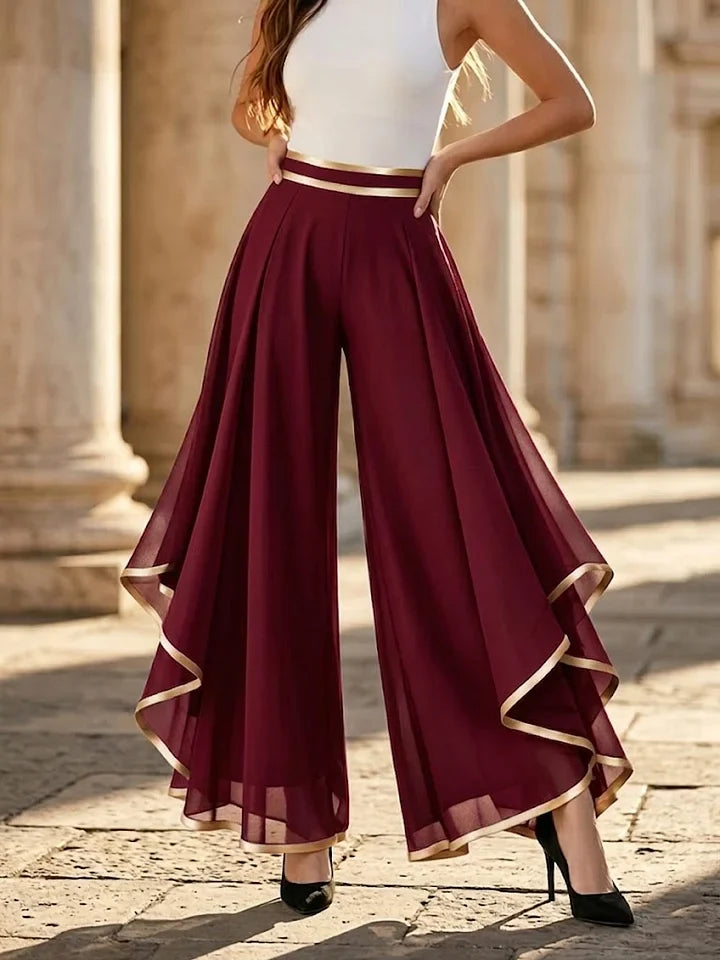 Aura | Elegant Wide-Leg Flowy Palazzos 1