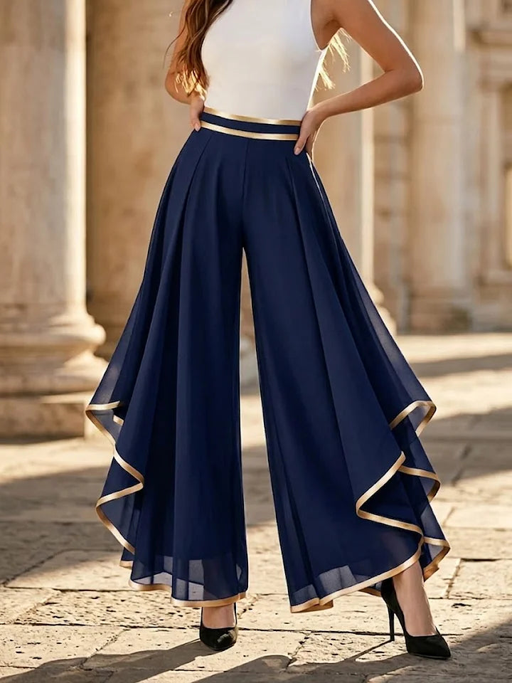 Aura | Elegant Wide-Leg Flowy Palazzos 2