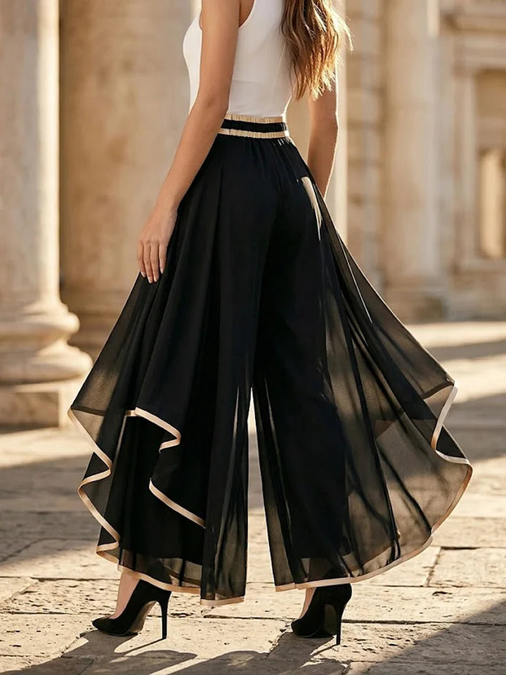 Aura | Elegant Wide-Leg Flowy Palazzos 3