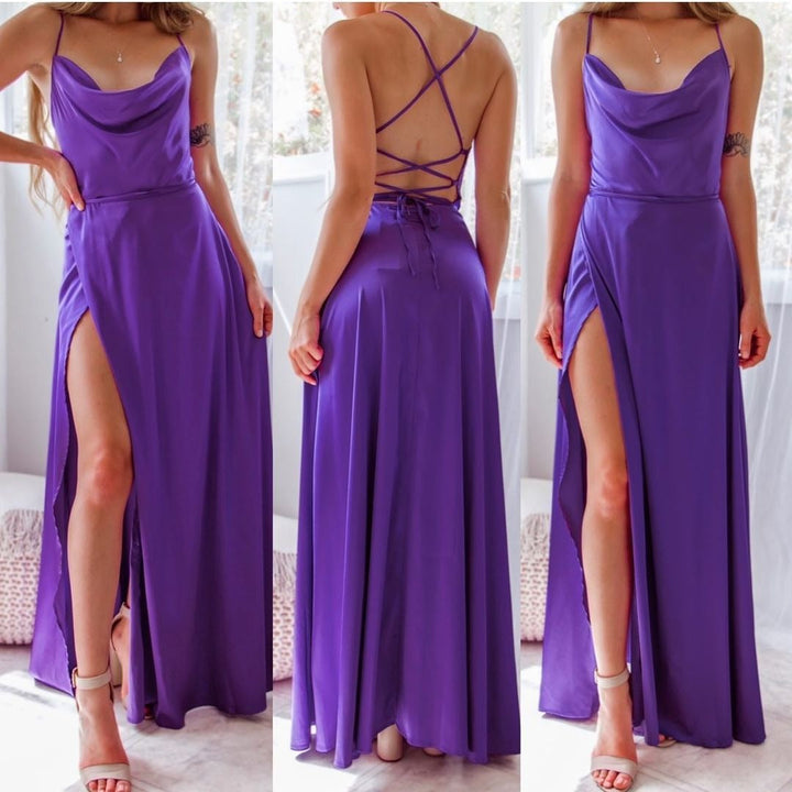 Aurelia | Elegant Silk-Blend Sleeveless Maxi Dress 1
