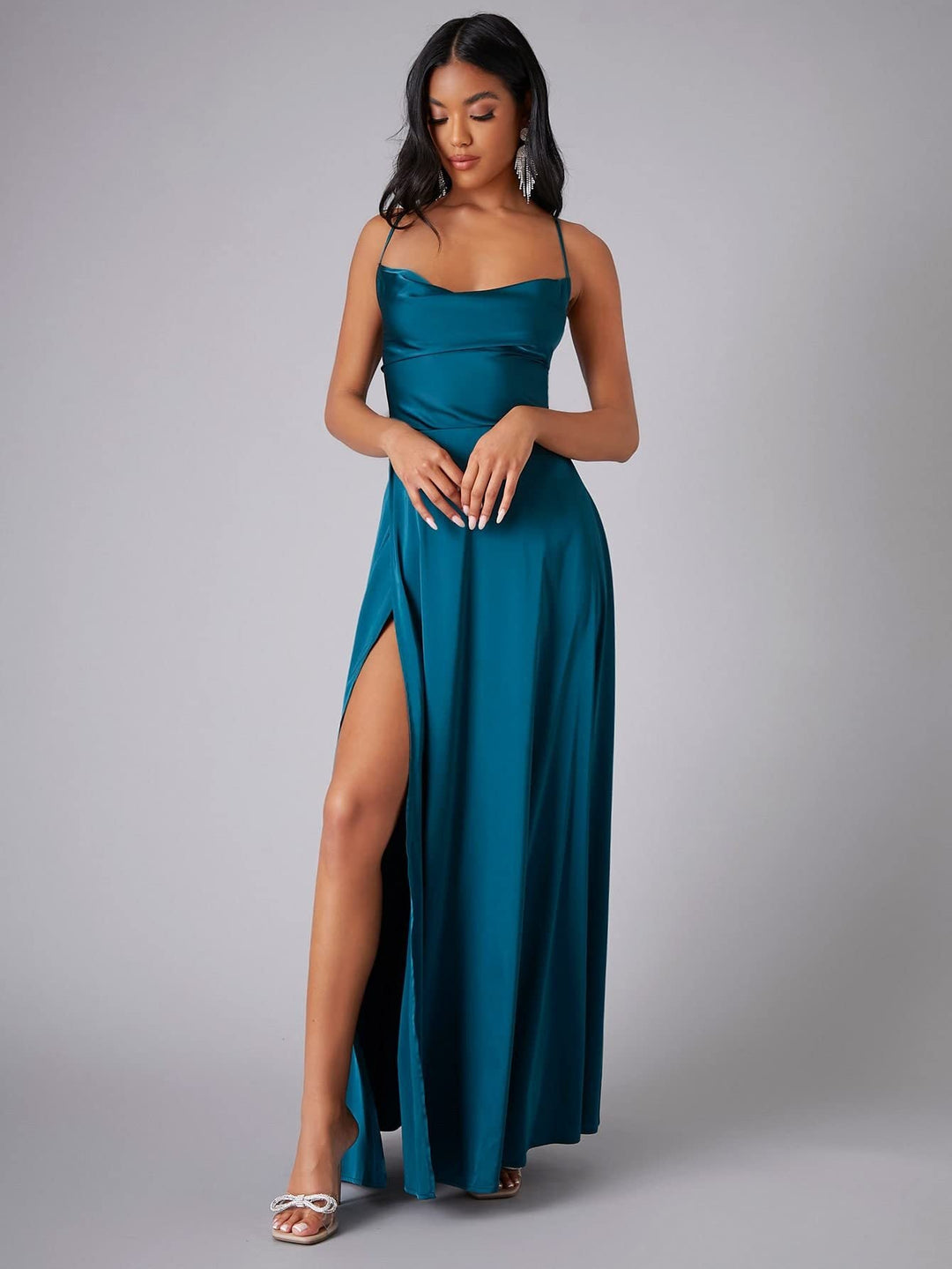 Aurelia | Elegant Silk-Blend Sleeveless Maxi Dress 10