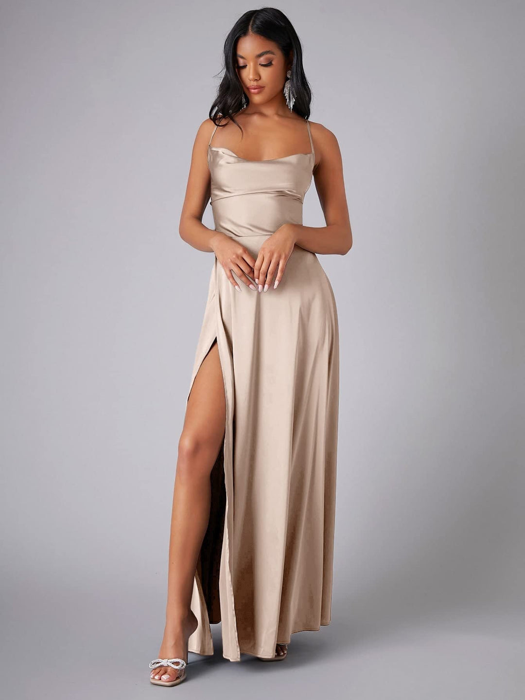 Aurelia | Elegant Silk-Blend Sleeveless Maxi Dress 11