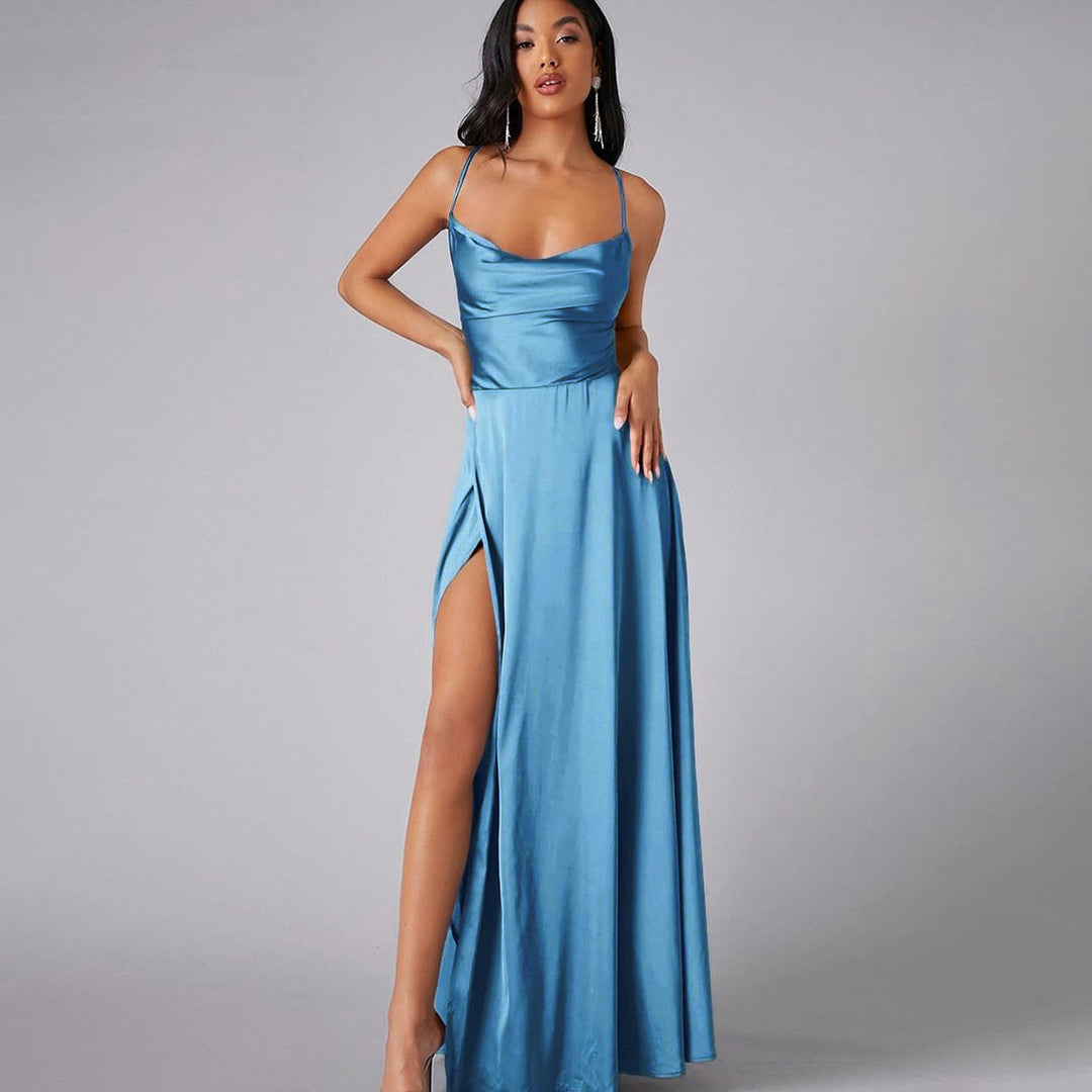 Aurelia | Elegant Silk-Blend Sleeveless Maxi Dress 4