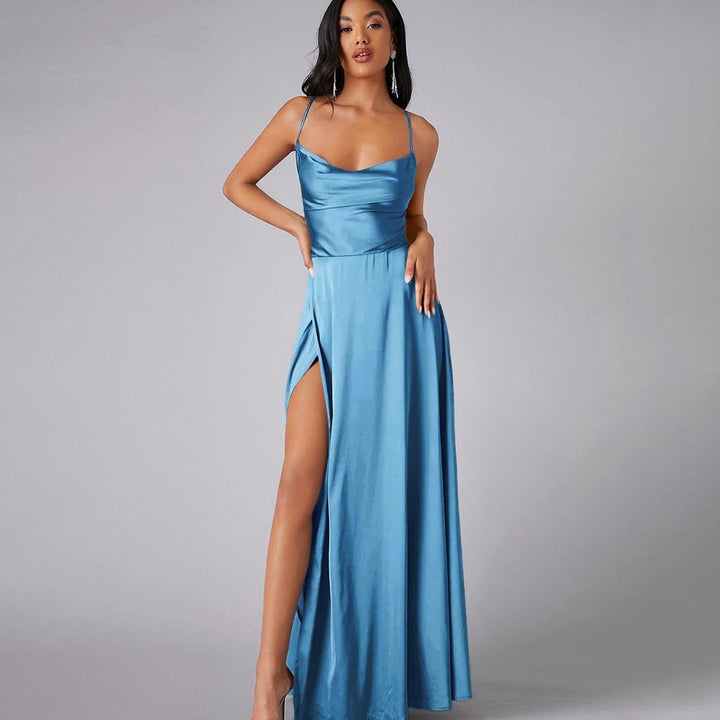 Aurelia | Elegant Silk-Blend Sleeveless Maxi Dress 4
