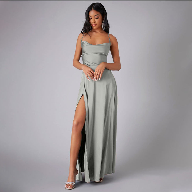 Aurelia | Elegant Silk-Blend Sleeveless Maxi Dress 5
