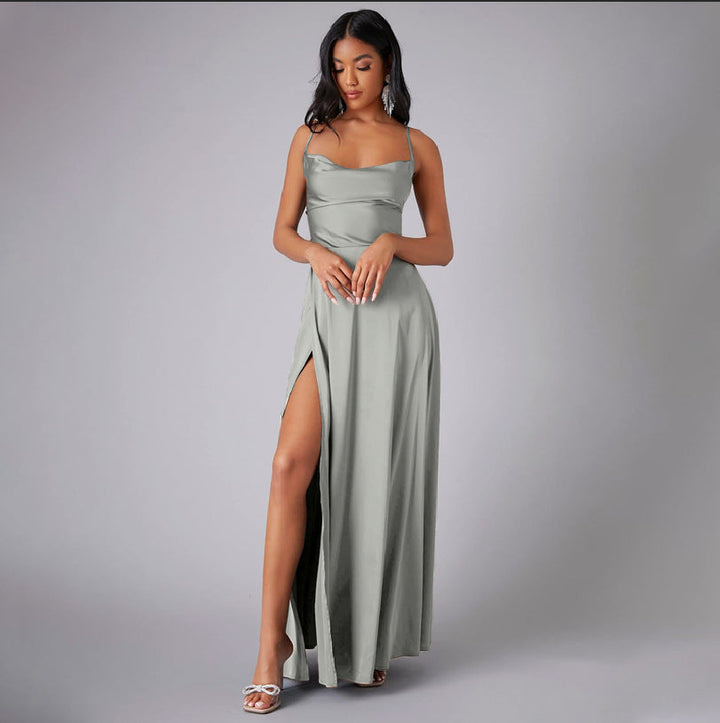 Aurelia | Elegant Silk-Blend Sleeveless Maxi Dress 5