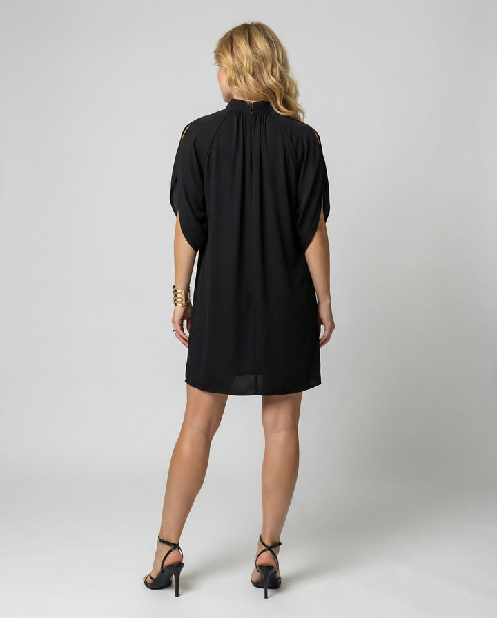 Ava | Elegant Loose-Fit Batwing Sleeve Dress 3