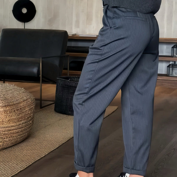 Ava | High-Waisted Straight-Leg Tailored Pants 8