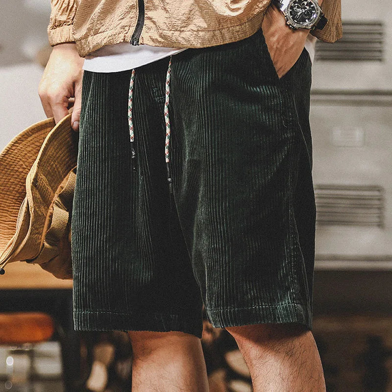 Beau | Relaxed Drawstring Corduroy Shorts 3