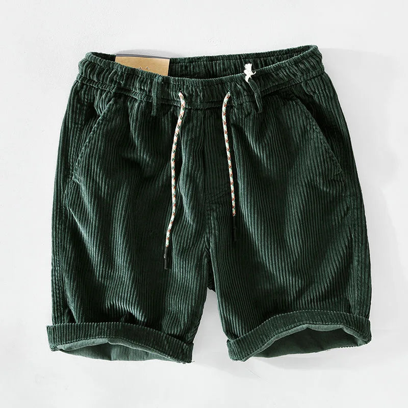 Beau | Relaxed Drawstring Corduroy Shorts 6