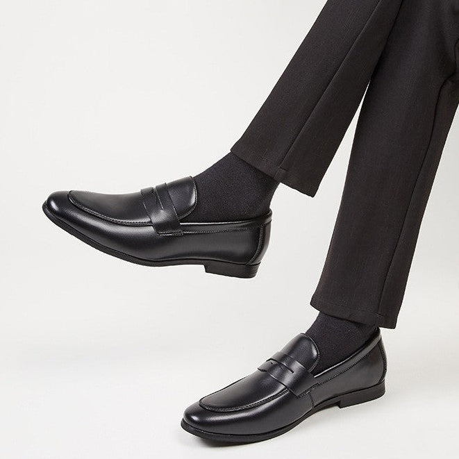 Benson | Classic High-Gloss Black Loafers for Women 7