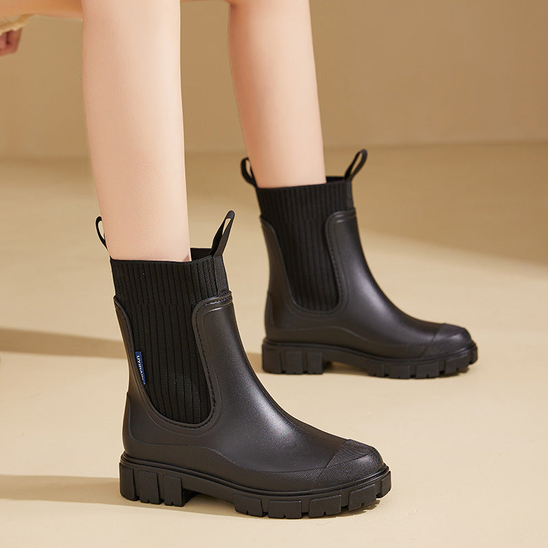 Betty | Elegant and Waterproof Chelsea Rubber Boots 2