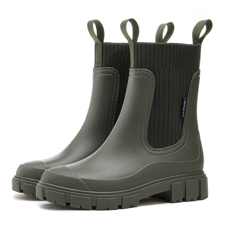 Betty | Elegant and Waterproof Chelsea Rubber Boots 6