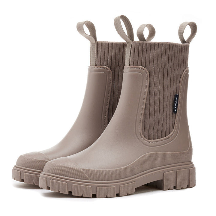 Betty | Elegant and Waterproof Chelsea Rubber Boots 7