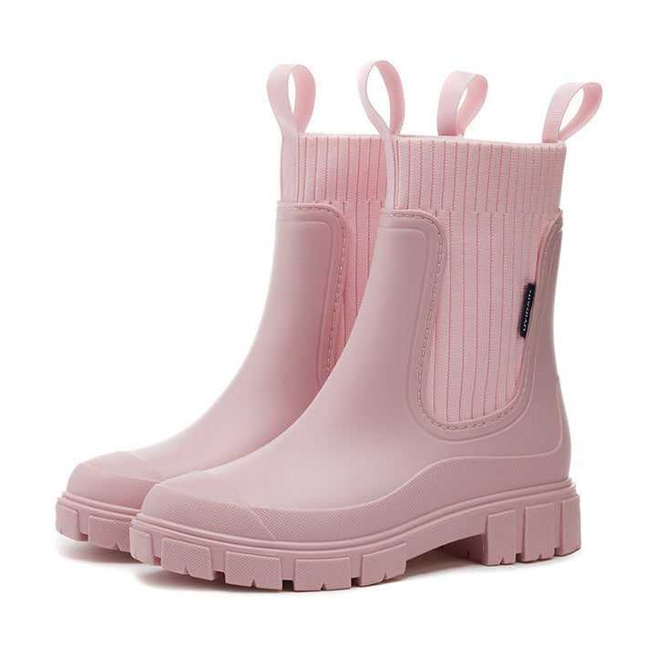 Betty | Elegant and Waterproof Chelsea Rubber Boots 8