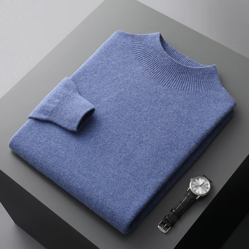 Caleb | Men's merino wool sweater stylish and comfortable 12