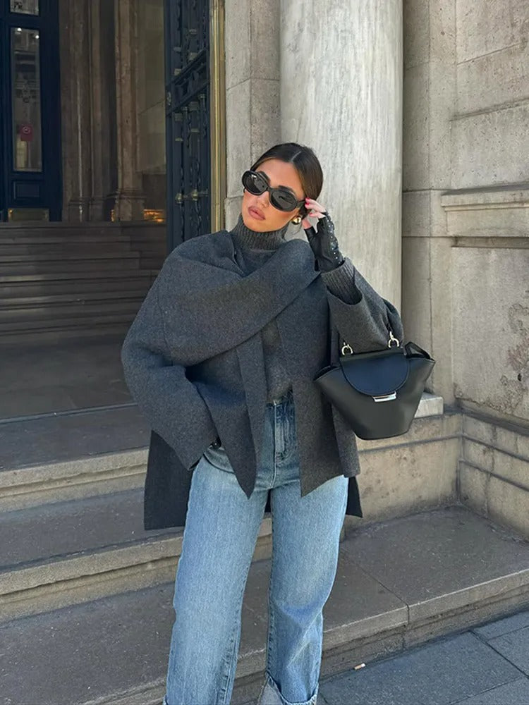 Carmen | Elegant, Asymmetrical & Comfortable Shawl Coat 3