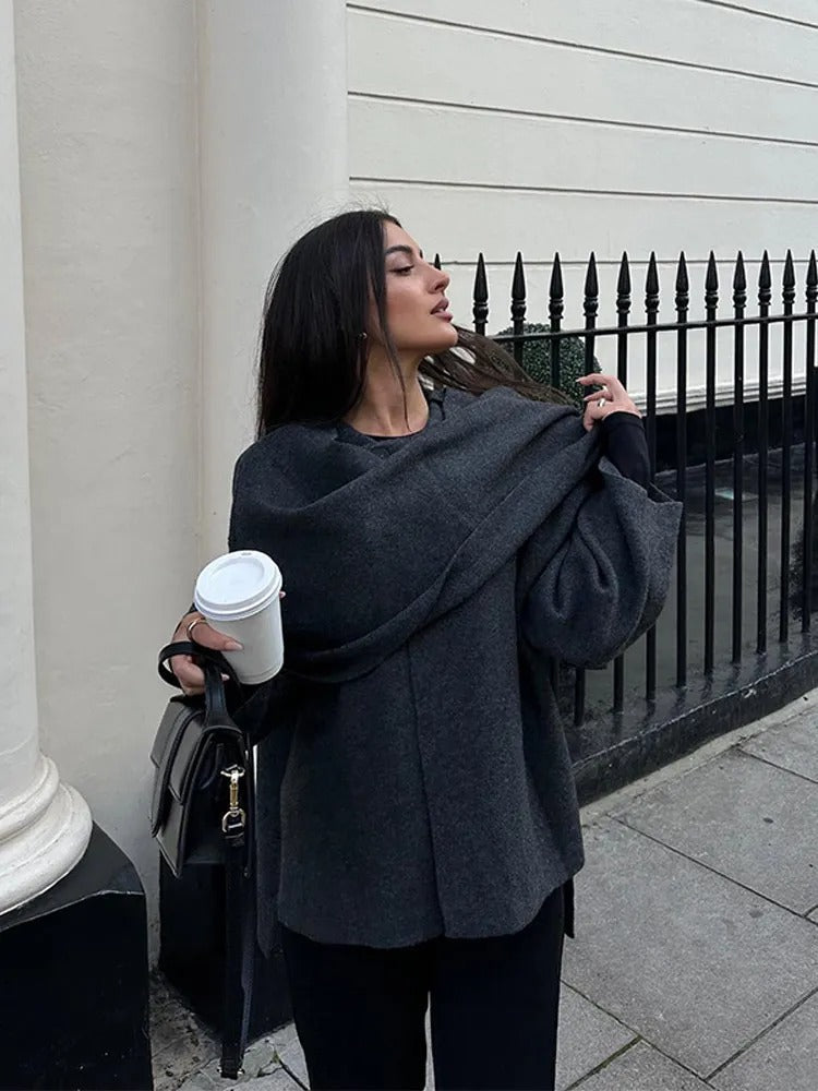 Carmen | Elegant, Asymmetrical & Comfortable Shawl Coat 5