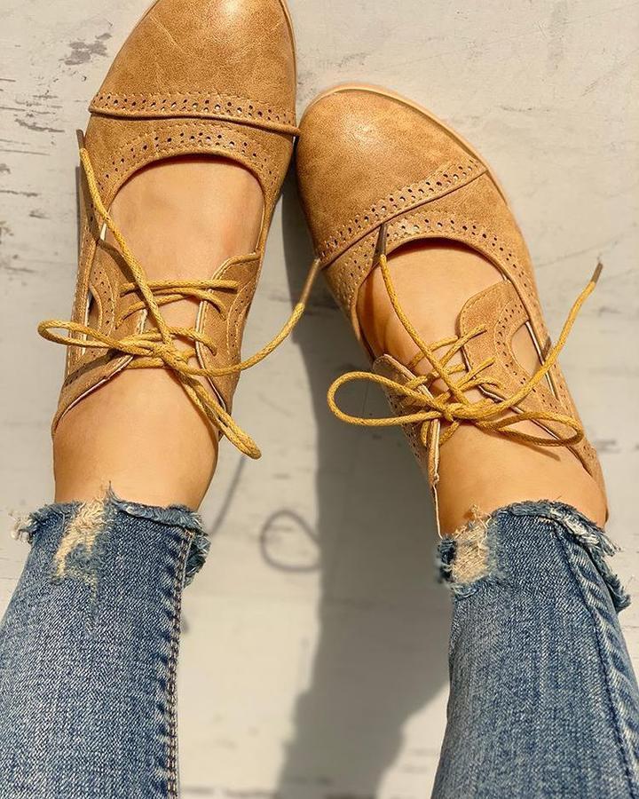 Carolyn | Comfortable & Stylish Women's Lace Up Oxford Shoes 2