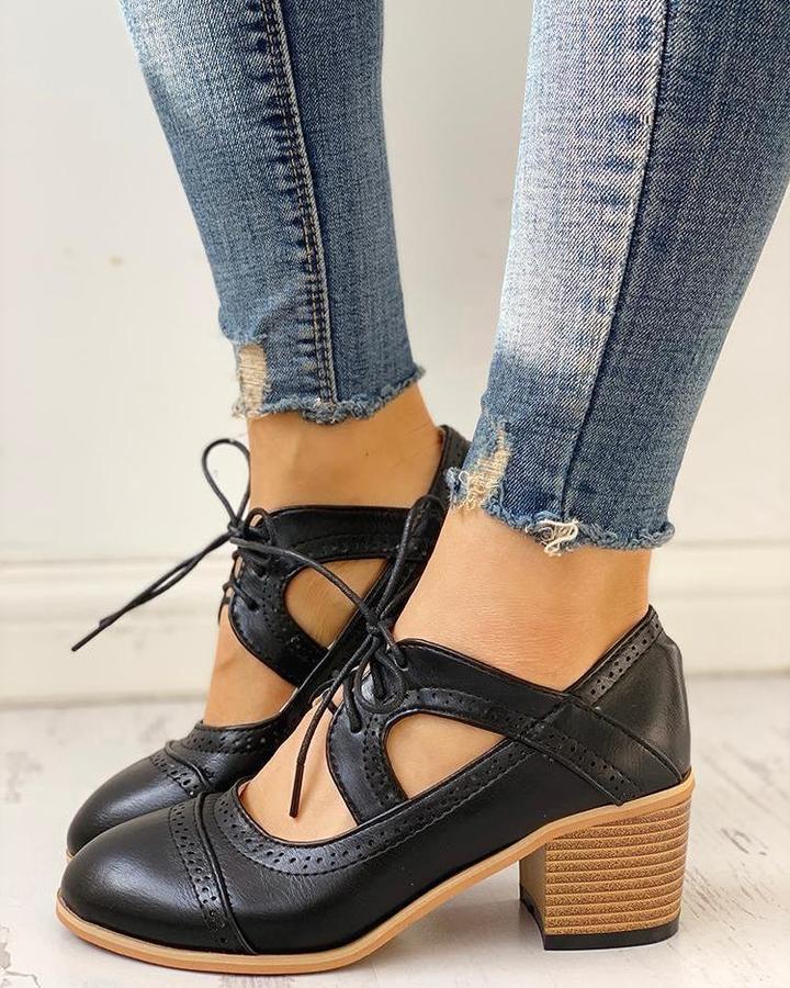 Carolyn | Comfortable & Stylish Women's Lace Up Oxford Shoes 4