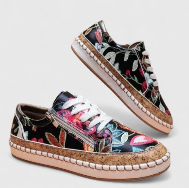 Catherine | Comfortable And Stylish Floral Sneakers 1