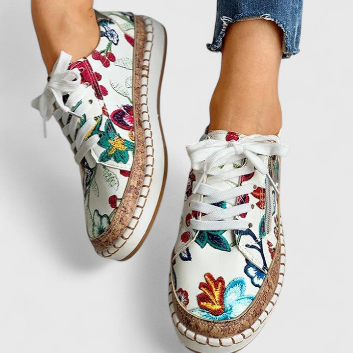 Catherine | Comfortable And Stylish Floral Sneakers 3