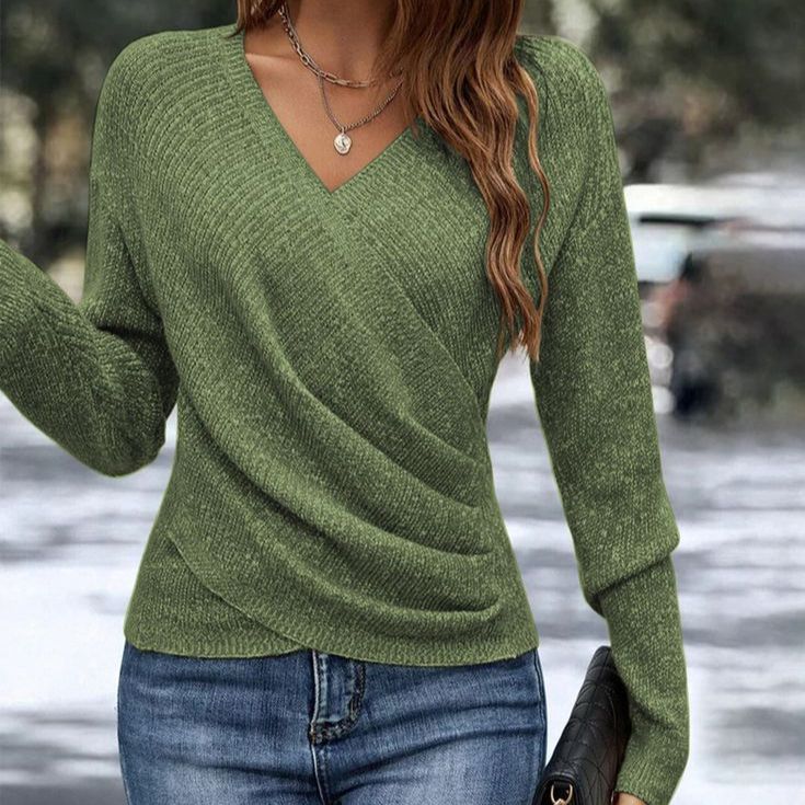 Catherine | Cozy & Versatile Women's Wrap Sweater 0