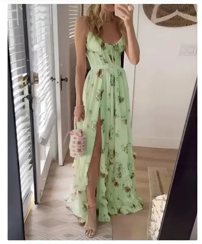 Celia | Floral Dress Summer Wedding Guest Elegant Comfortable Fit 3