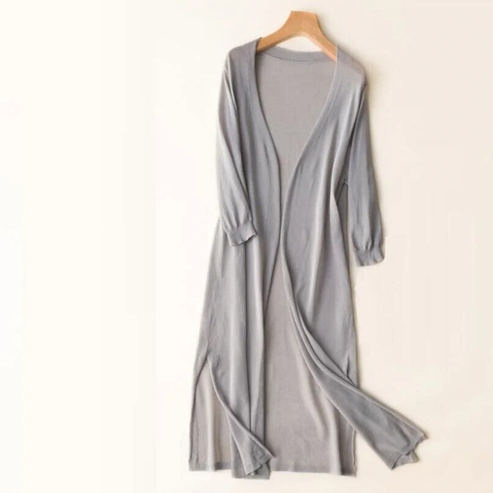 Celina | Stylish long knitted women's cardigan 7