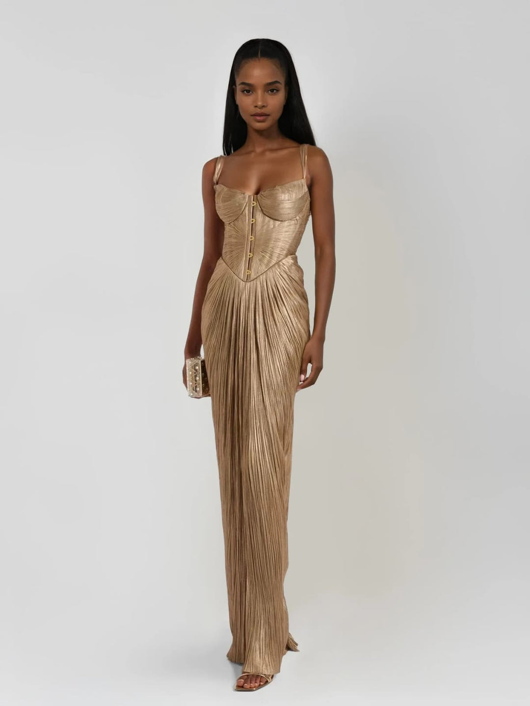 Cerys | Corset Maxi Dress Elegant Long Dress for Women Formal Evening Style 0