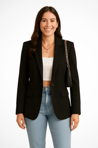 Carolyn | Eleganter und maßgeschneiderter Ein-Knopf-Blazer