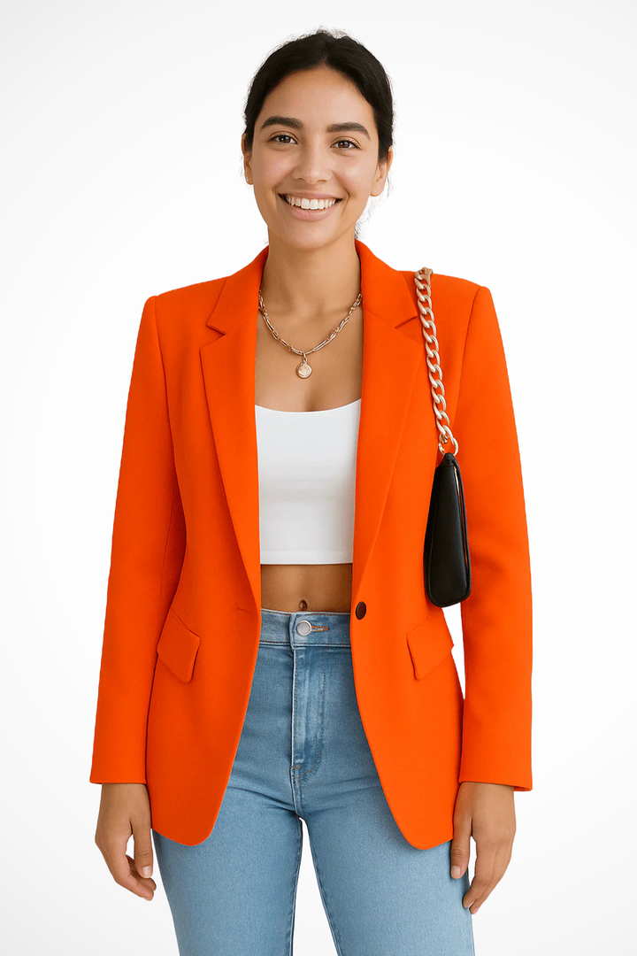 Charlotte | Elegant And Tailored Single-Button Blazer 8