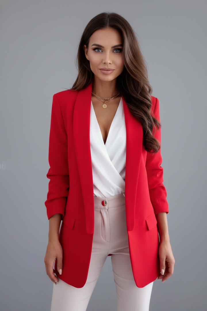 Charlotte | Tailored Fit & Wrap Collar Blazer for Women 6
